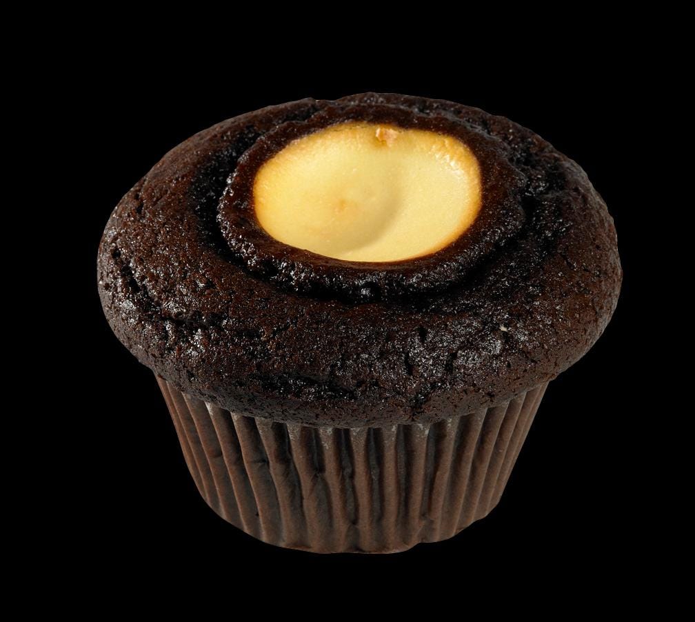 NYC Chocolate Cheesecake Yogurt Muffins 6/oz 12 Count Case