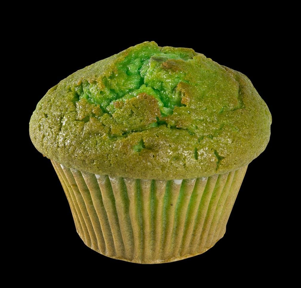 NY Gourmet Real Pistachio Muffins 6 oz each 12 count case Contains pistachios