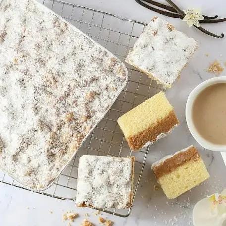 NYC Crumb Cake 42/oz 6 individually wrapped cuts Fresh