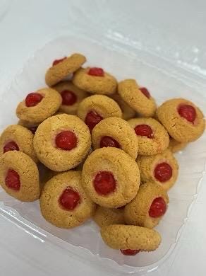 NYC Cherry Amaretto Cookies 1/lbs. Fresh Bakery Made