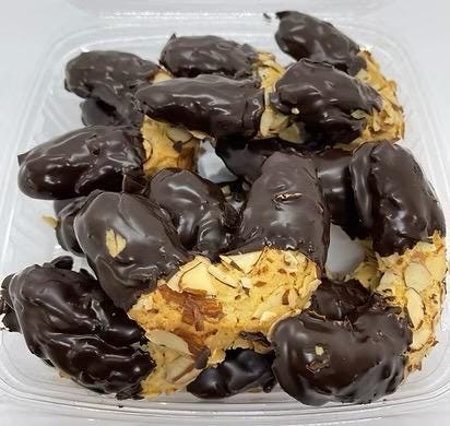 Brooklyn Original Almond Horns Cookies Authentic recipe from Italy contains no almond paste Orange flavor 1/lbs fresh made daily