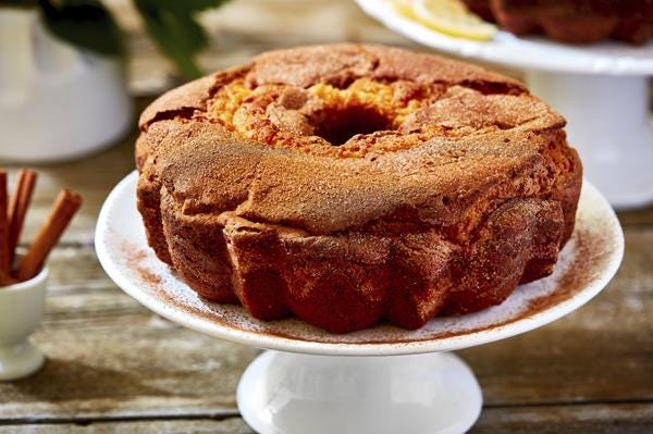 New England Style Cinnamon Coffee Cake 8” Round serves 10-14 Fresh Daily