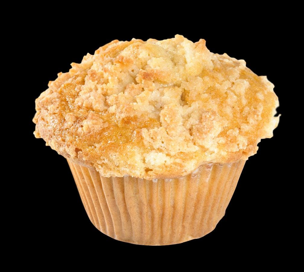 NY Gourmet Apple Strudel Yogurt Muffins: 6 oz per 6 count