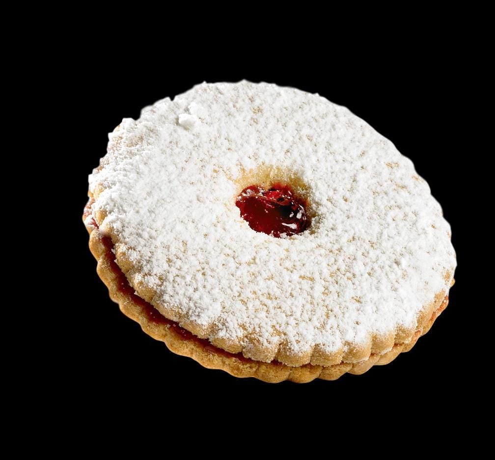 NY Gourmet Giant Linzer Tarts Raspberry 6 count