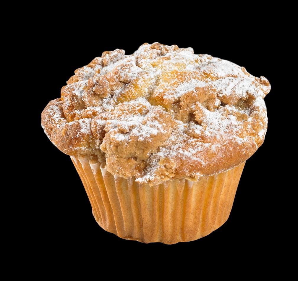NY Gourmet Coffee Cake Yogurt Muffins 6/oz 6 Count